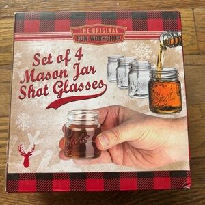 The Original Fun Workshop Mason Jar Shot Glasses Set